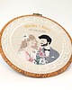 Ślub - inne Personalizowana pamiątka ślubna, haft w oprawie vintage 4