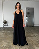 sukienki maxi damskie Sukienka Motion black maxi 1