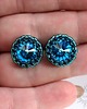 kolczyki swarovski Bermuda blue II,kolczyki z kryształami Swarovskiego 3