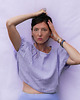 topy damskie Oversizowy Top nietoperz  lniany muslin 1