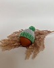 ozdoby wielkanocne Czapeczka z pomponem  na jajka wielkanocne  - 1 szt. 1