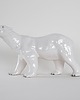 figurki i rzeźby Ceramiczna rzeźba niedźwiedź polarny, duński design, lata 70, Dania 8