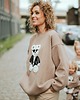 bluza bez kaptura damska Bluza oversize Jackson Teddy dla mamy i taty 1