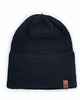 czapki damskie Czarna czapka merino z pomponem merino - zam. indyw. 6