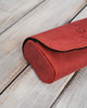 etui na okulary ETUI NA OKULARY PIÓRNIK POKROWIEC ZE SKÓRY VINTAGE CZERWONY PAOLO PERUZZI T-8 3