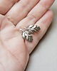 kolczyki wire wrapping Leaf - sztyfy 3