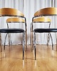 krzesła Komplet krzeseł Marki Effezeta, Włochy lata 80. 4
