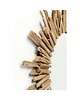 lustra stojące i wiszące Lustro Drewniane Lustro Dekoracyjne Wood 82 cm 2