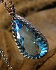 wisiory Naszyjnik Amulet Mocy - Topaz Swiss Blue Srebro 5