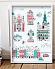 plakaty Plakat Poznań Trasa Spacerowa 1
