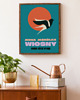 plakaty Plakat kolorowy retro, jaskółka 2