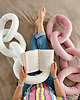 poduszki supły Poduszka Łańcuch, Chain Pillow Szałwiowa 7