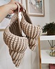 kosze do przechowywania Kosz w kształcie muszli do powieszenia - boho dekoracja do domu 5