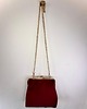 torebki mini Torebka bordowa na Łańcuszku 3