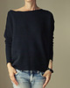 bluza bez kaptura damska Czarna bluza cięta 1