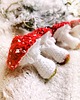 ozdoby choinkowe Bombka  grzybek muchomor, czerwone ozdoby choinkowe handmade 1