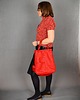 torby na ramię Skórzana torebka - worek czerwona 2