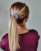 gumki do włosów Gumka jedwabna, scrunchie, gumka satynowa słodka lawenda MINI 4