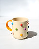 kubki i filiżanki Ceramiczny kubek w bąbelki 300 ml 1