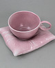 kubki i filiżanki Filiżanka na poduszce M - różowa 1