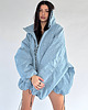 kurtki damskie Kurtka jeansowa typu bomber oversize denim light blue 3