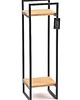 kwietniki Kwietnik Metalowy Półka Stojąca 80cm czarny loft 1
