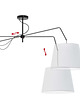 lampy wiszące Lampa OVIEDO VELUR 7
