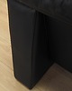 sofy i szezlongi Sofa skórzana czarna, włoski design, lata 60, produkcja: Włochy 7