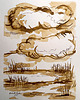 obrazy Pejzaż 38 - kawa 18x24 cm 1