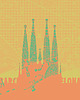 plakaty Plakat Barcelona - Sagrada Familia 1