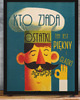 plakaty Plakat  do kuchni  vintage kucharz co zjada ostatki  50x70 1