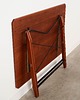stoły Stół tekowy składany, włoski design, lata 70, produkcja: Włochy 7