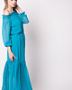sukienki maxi damskie Turkusowa sukienka STELLA 4