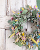 wianki Wianek naturalny z suszonych kwiatów i eukaliptusa "Szept Łąki" 7