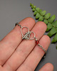 bransoletki wire wrapping Bransoletka serce karneol wire wrapping 1