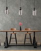lampy wiszące Zjawiskowa lampa w stylu LOFT z szklanym dymionym kloszem 1