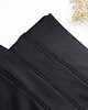 bluza z kapturem damska Czarna bluza oversize z kapturem i asymetrycznym dołem 5