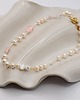bransoletki z kamieni naturalnych Choker z różową Masą Perłową Perłami i Jaspisem 1