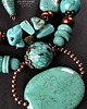 naszyjniki - inne Turkusowy naszyjnik w stylu boho unikat handmade 9