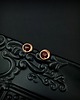 kolczyki wire wrapping Kolczyki sztyfty z rubinem 8