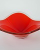 patery i talerze Patera czerwona, szkło Murano, włoski design, lata 60, produkcja: Włochy 3