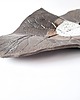 patery i talerze Patera dekoracyjna BIG LEAF- szaro-złota 9
