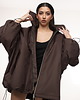 kurtki damskie Kurtka typu bomber oversize praline 1
