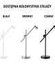 lampy stołowe Lampka nocna do czytania w sypialni z regulacją kąta padania światła BELO 9