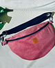 saszetka nerka Nerka / torebka z weluru Mili Belt Bag M - różowa 2