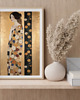 plakaty PLAKAT Gustav Klimt, portret obraz kobieta kwiaty 2