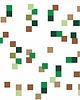 naklejki ścienne do pokoju dziecka Naklejki Minecraft Piksele Kwadraty 142NW 1
