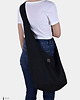 torby XXL Czarna torba hobo w stylu boho / vegan 3