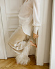 bluzki z długim rękawem damskie Gianna silk blouse white 2