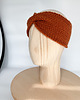 opaski do włosów Ruda damska opaska zimowa merino twist 7